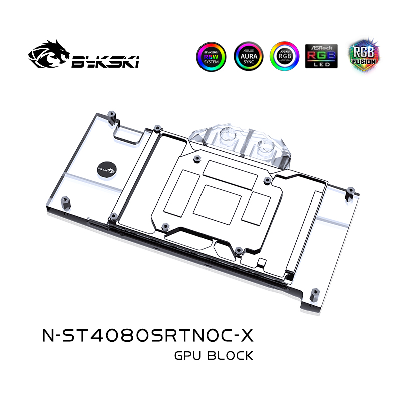 Bykski N-ST4080SRTNOC-X บล็อก  - Rtx 4080 Water Cooling Block บทวิจารณ์และราคา